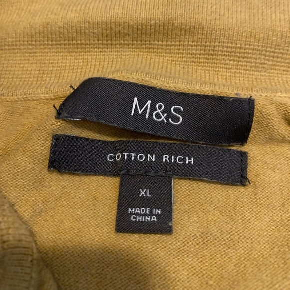 M&S Marks & Spencer Cotton Rich Polo Shirt - Size XL - Picture 7 of 8